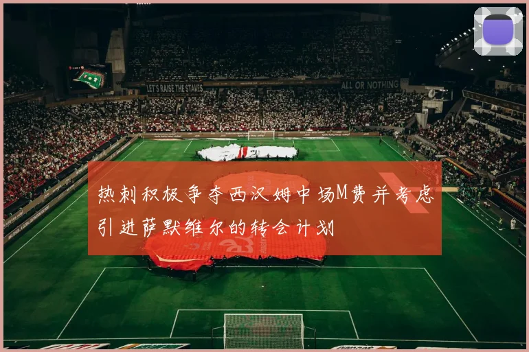 热刺积极争夺西汉姆中场M费并考虑引进萨默维尔的转会计划